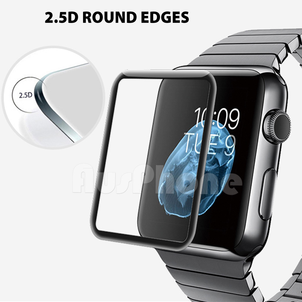 For Apple Watch 6 5 4 3 2 SE Tempered Glass Full Screen Protector 38/42