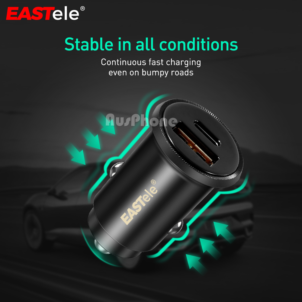PD3.0 USB Fast Charging Car Charger TypeC For Apple iPhone 12 mini 11