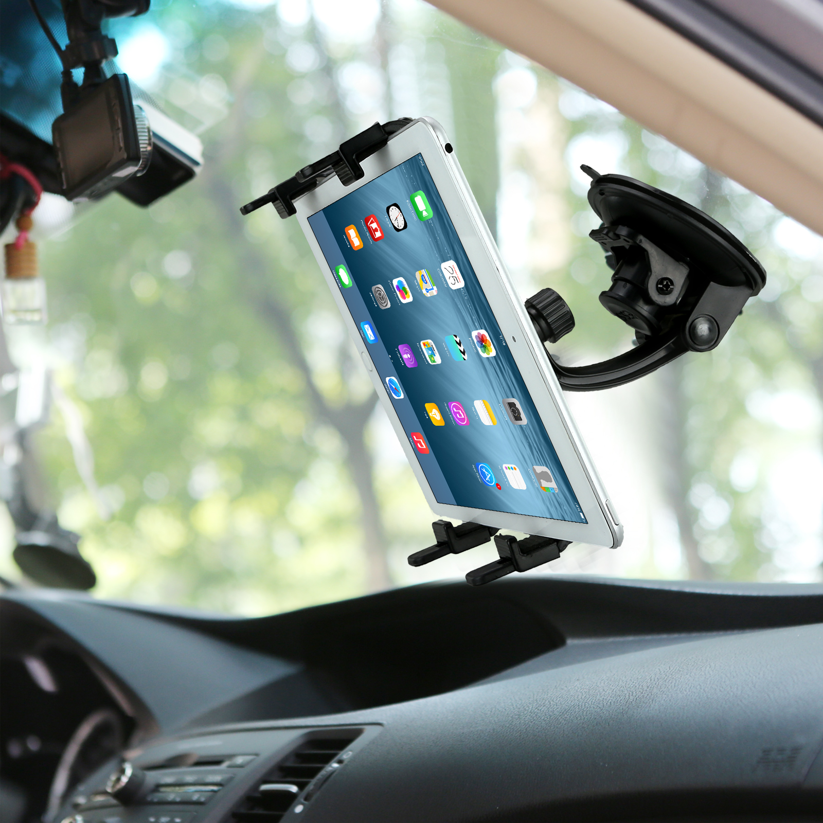 Car Windscreen Suction Mount Holder For iPad Mini Pro Samsung Tablet PC