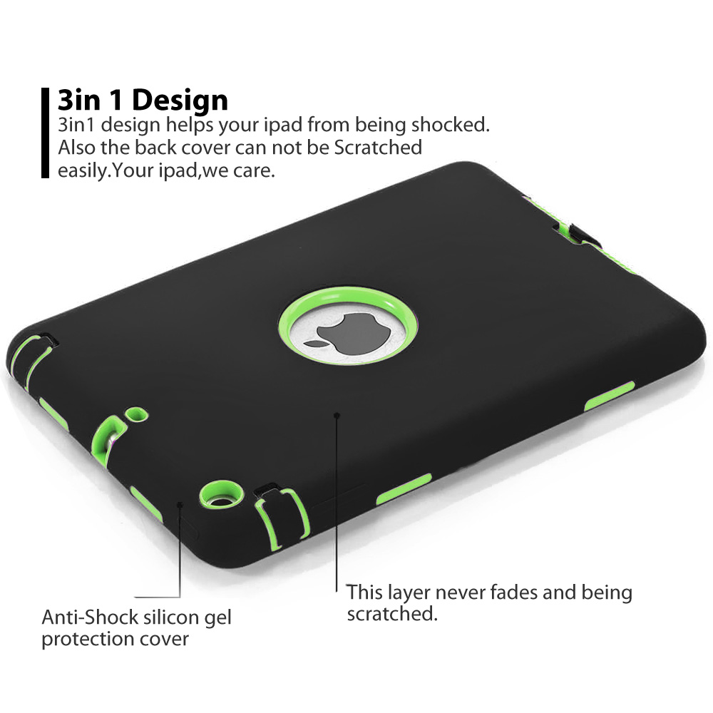 Heavy Duty Shockproof Case Cover For Apple iPad 2 3 4 5th 6th Gen 9.7