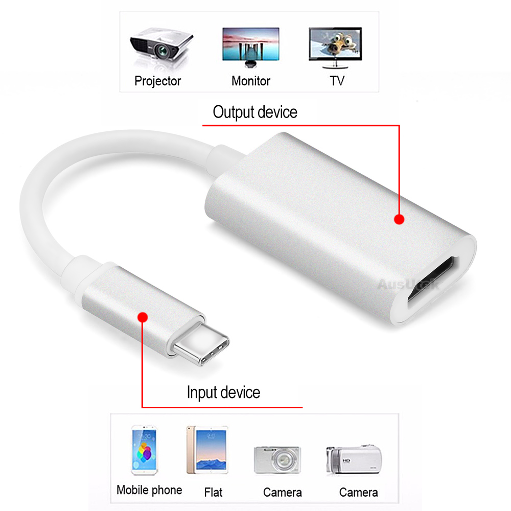 Type C OTG to USB 3 Adapter USB C Type-C Charger Cable Data Converters 125mm