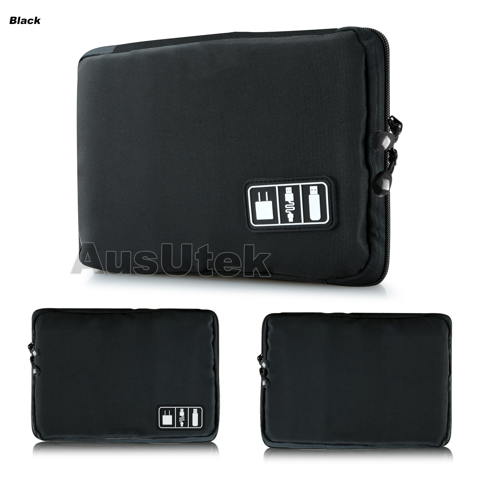 Electronic Accessories Storage USB Cable Organizer Bag Case Drive Travel Insert | eBay