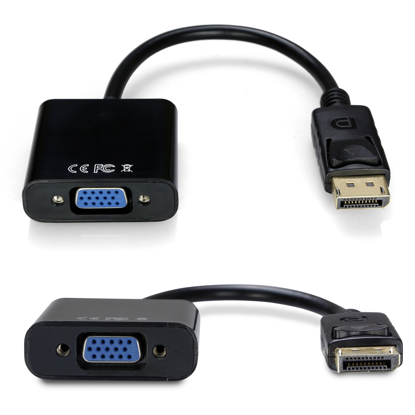Displayport Display Port DP Male to VGA Female Video Converter Adapter Cable PC eBay