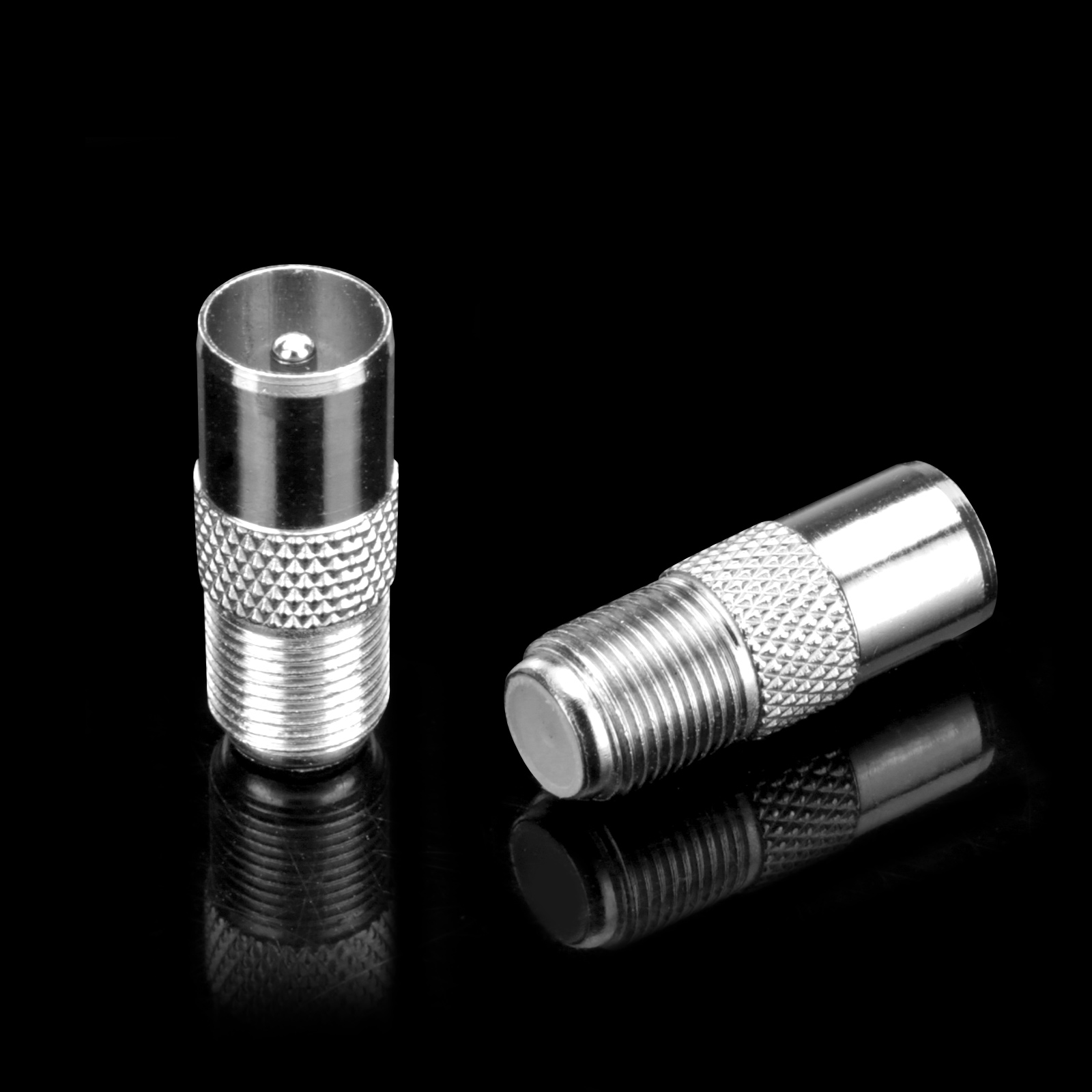 F Type Female Plug to PAL Male Socket Coaxial TV Antenna Cable