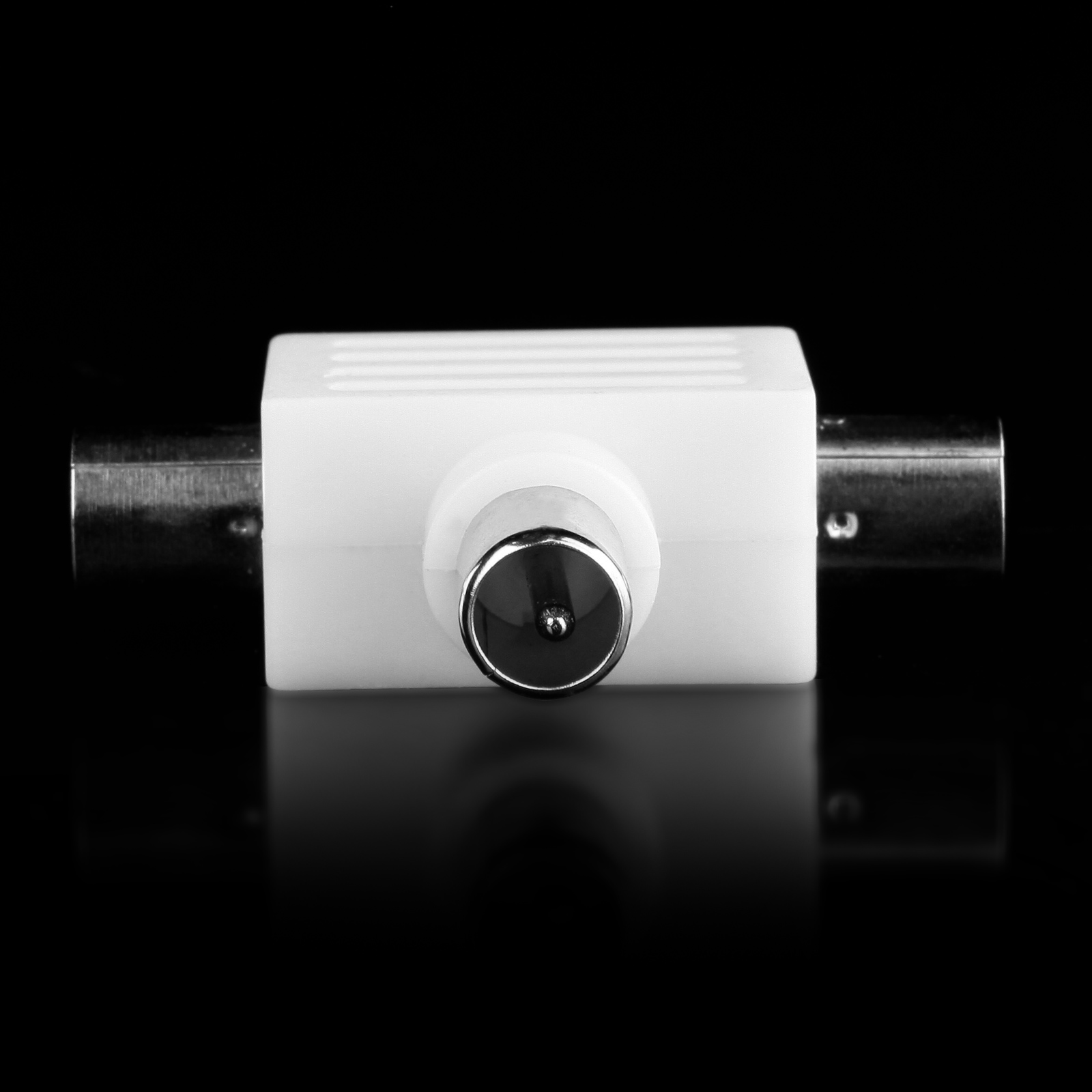 TV Antenna Splitter Double Adapter 1 Male to 2 Females PAL Connector eBay