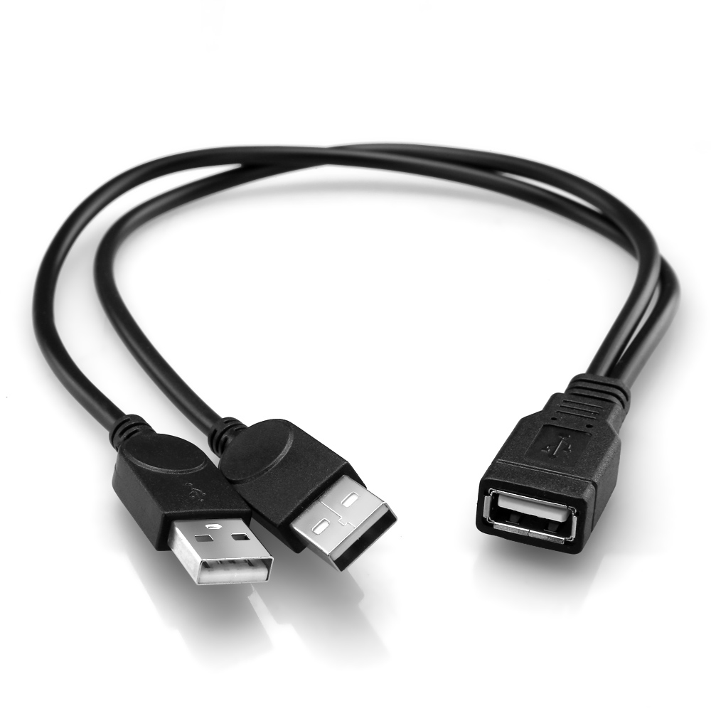 double male usb cable