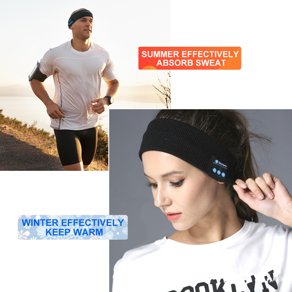 Wireless Bluetooth Headband Earphone Stereo Sport Headphone Headset Sleep AU eBay