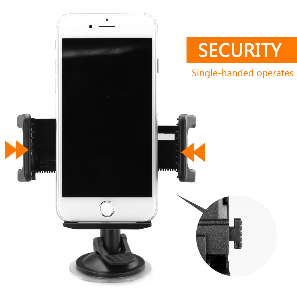 Car Windshield 360 Mount car Holder for iPhone11 Pro Max Samsung Mobile