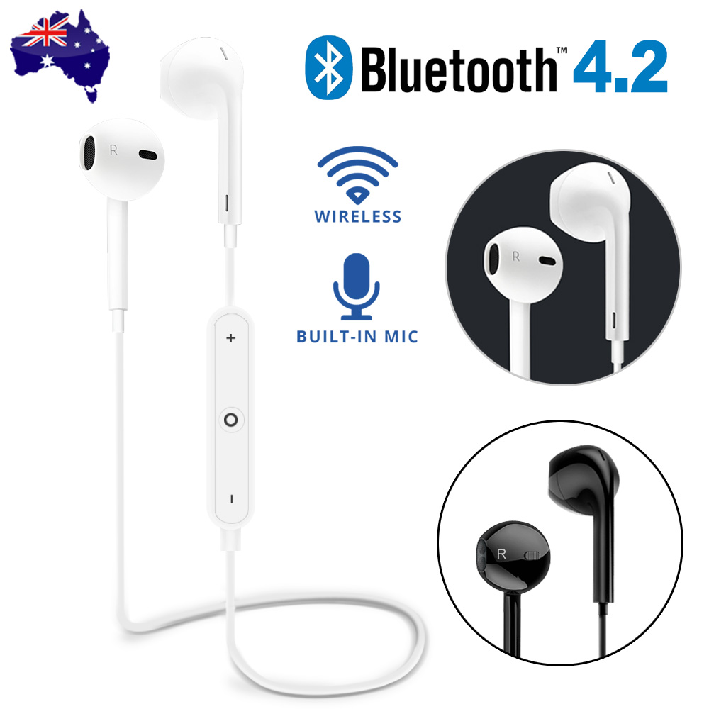 NEW! Wireless Bluetooth Headset Earphones Gift Sport Gym