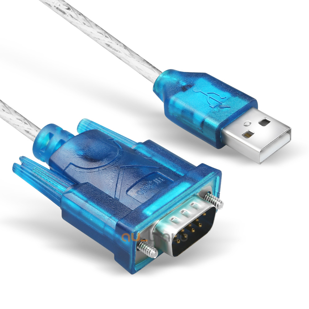 USB to 9 pin RS232 Cable COM Port Serial Adapter Converter 2.0 WIN 7/8