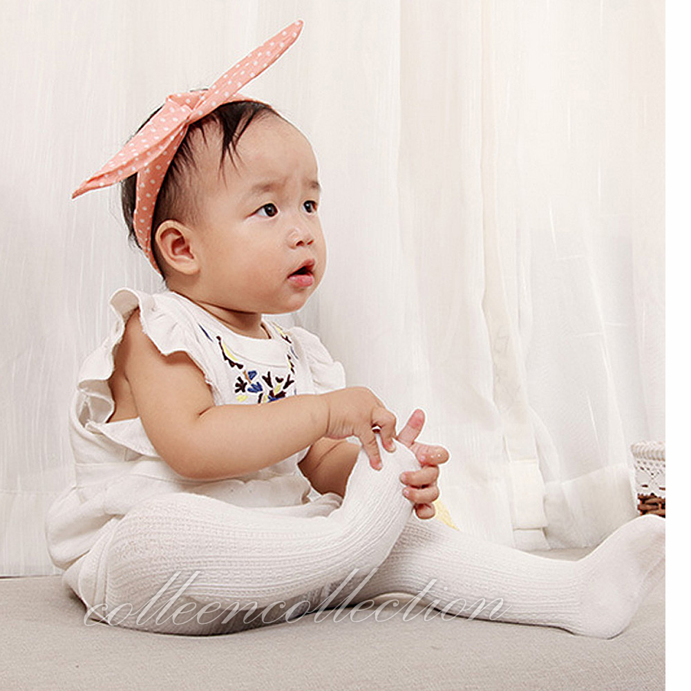 08Y Cotton Pantyhos For Girls Kids Newborn Baby Soft Warm Tights