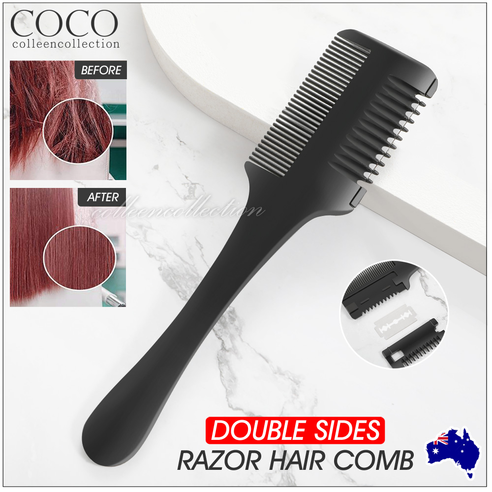 Professional Hairdressers Razor Comb Razor DIY Hair Cutting Thinning