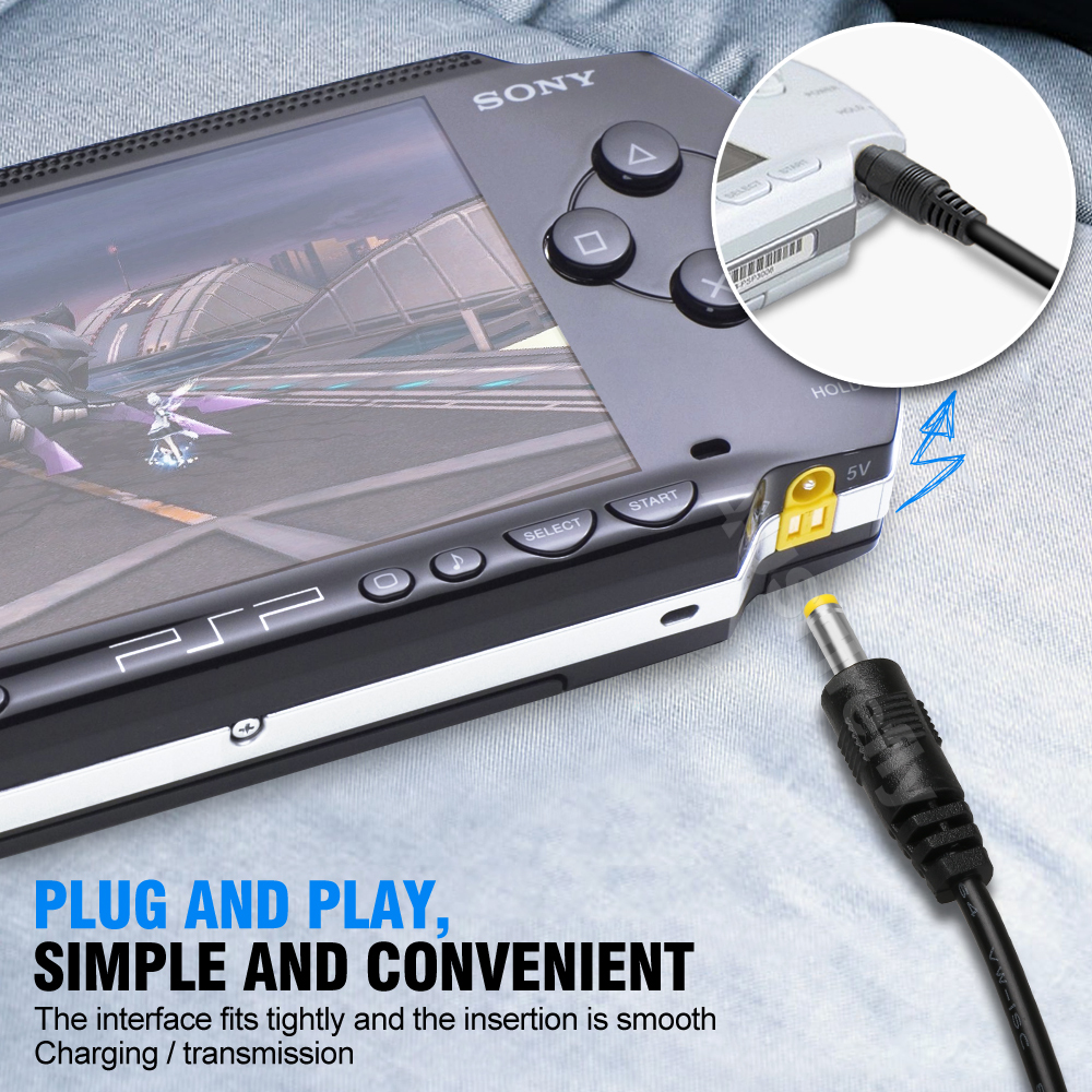 Sony PSP USB Charger Charging Cable Power Cable for Sony PSP1000 2000