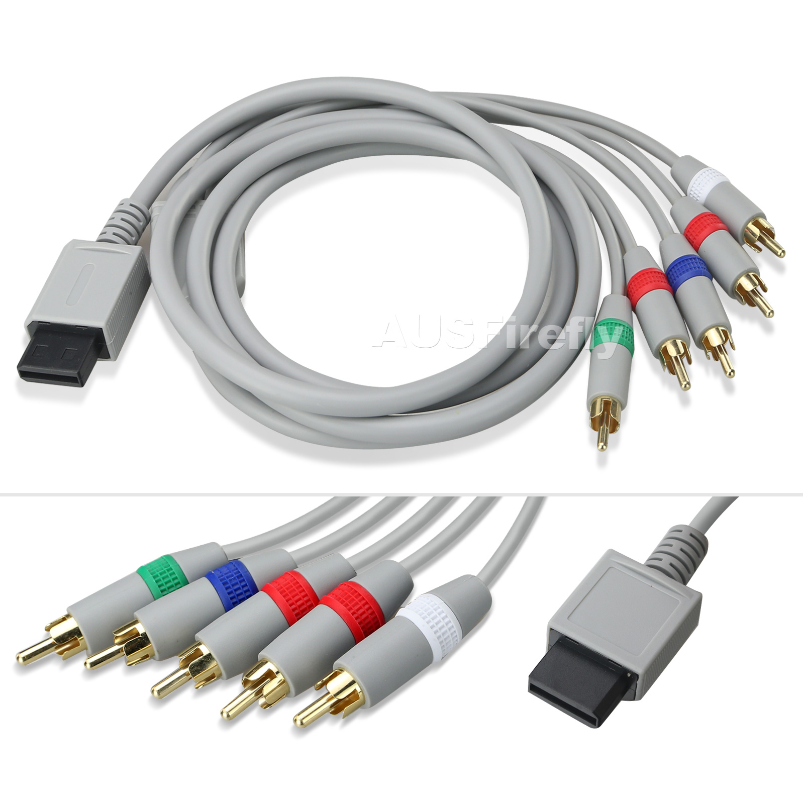 Component HD TV Video Cable AV 480p HDTV for Nintendo Wii & WiiU U Console eBay
