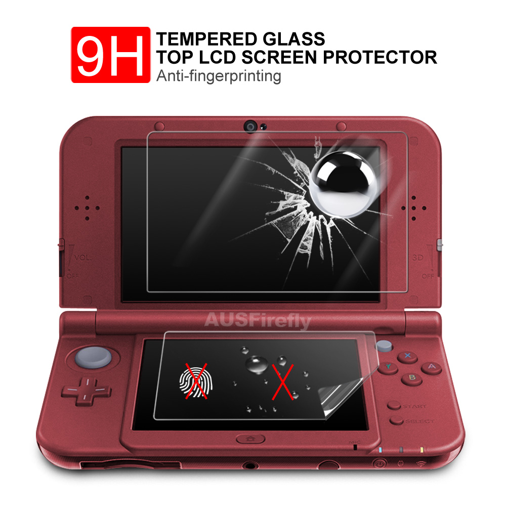 Tempered Glass LCD Screen Protector for New Nintendo 3DS XL LL 2014