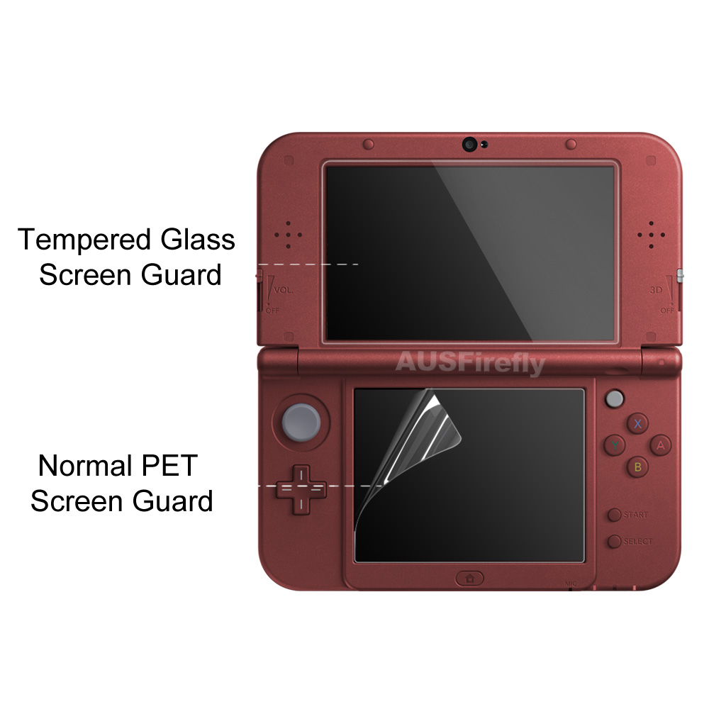 Tempered Glass LCD Screen Protector for New Nintendo 3DS XL LL 2014