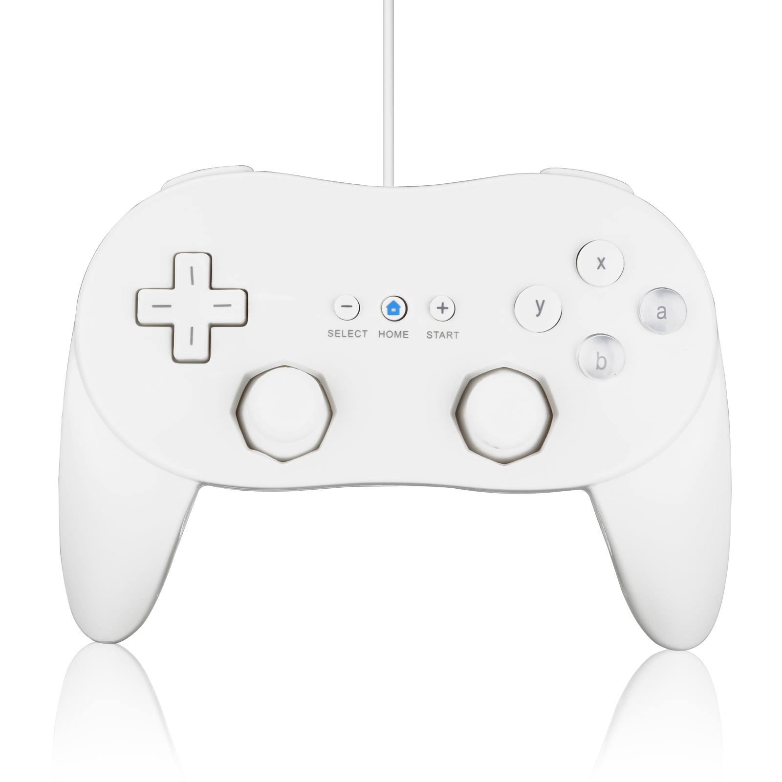 New White Classic Pro Wired GamePad Joypad Controller for Nintendo Wii