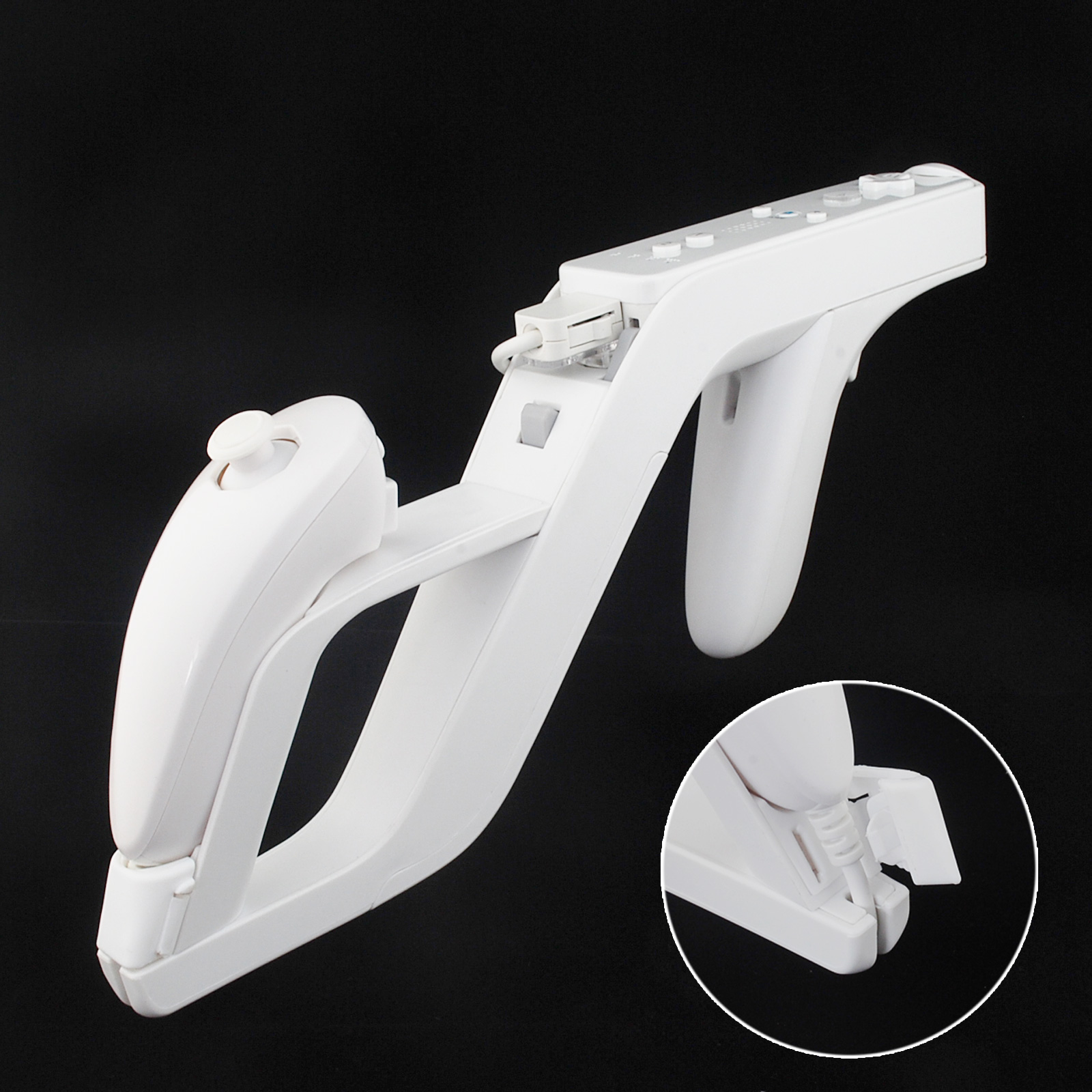 2x White Zapper Gun for Nintendo Wii Remote Controller Call Of Duty eBay