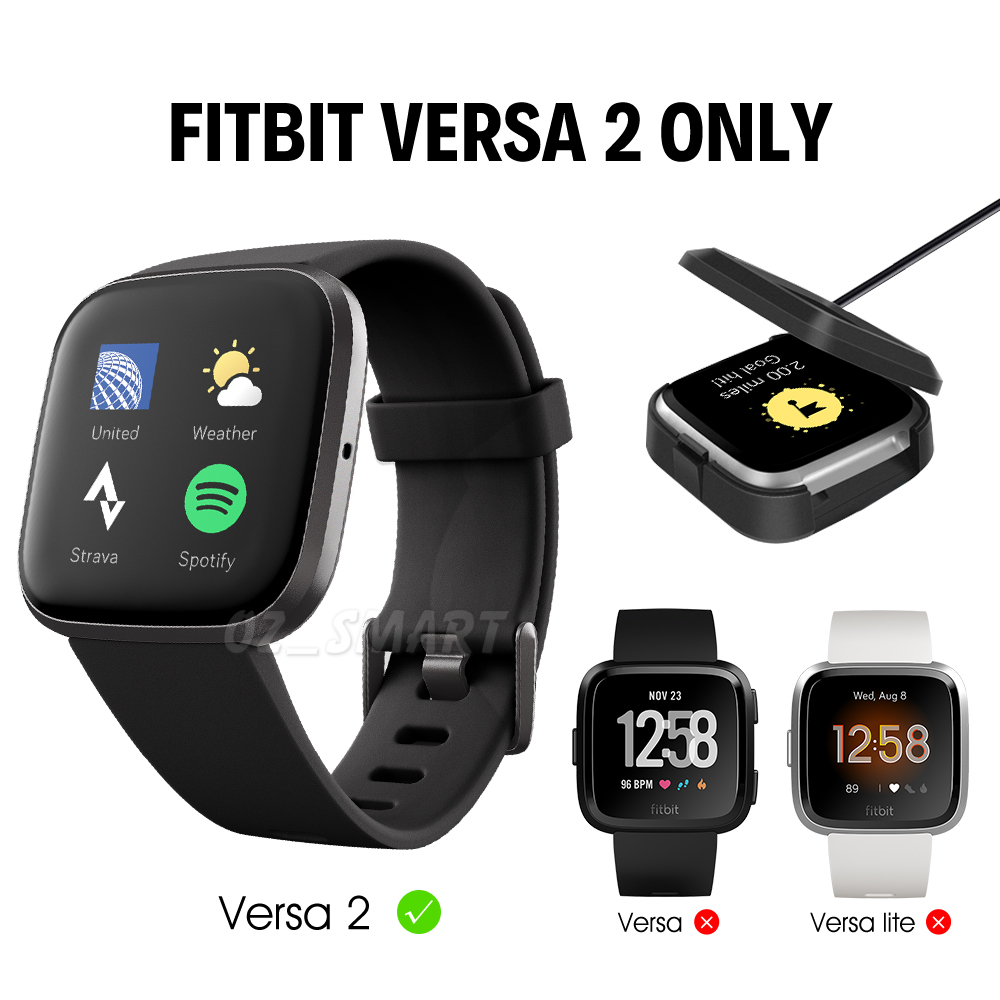 For Fitbit Versa 2 Watch Charging Dock USB Cable Replacement Power ...