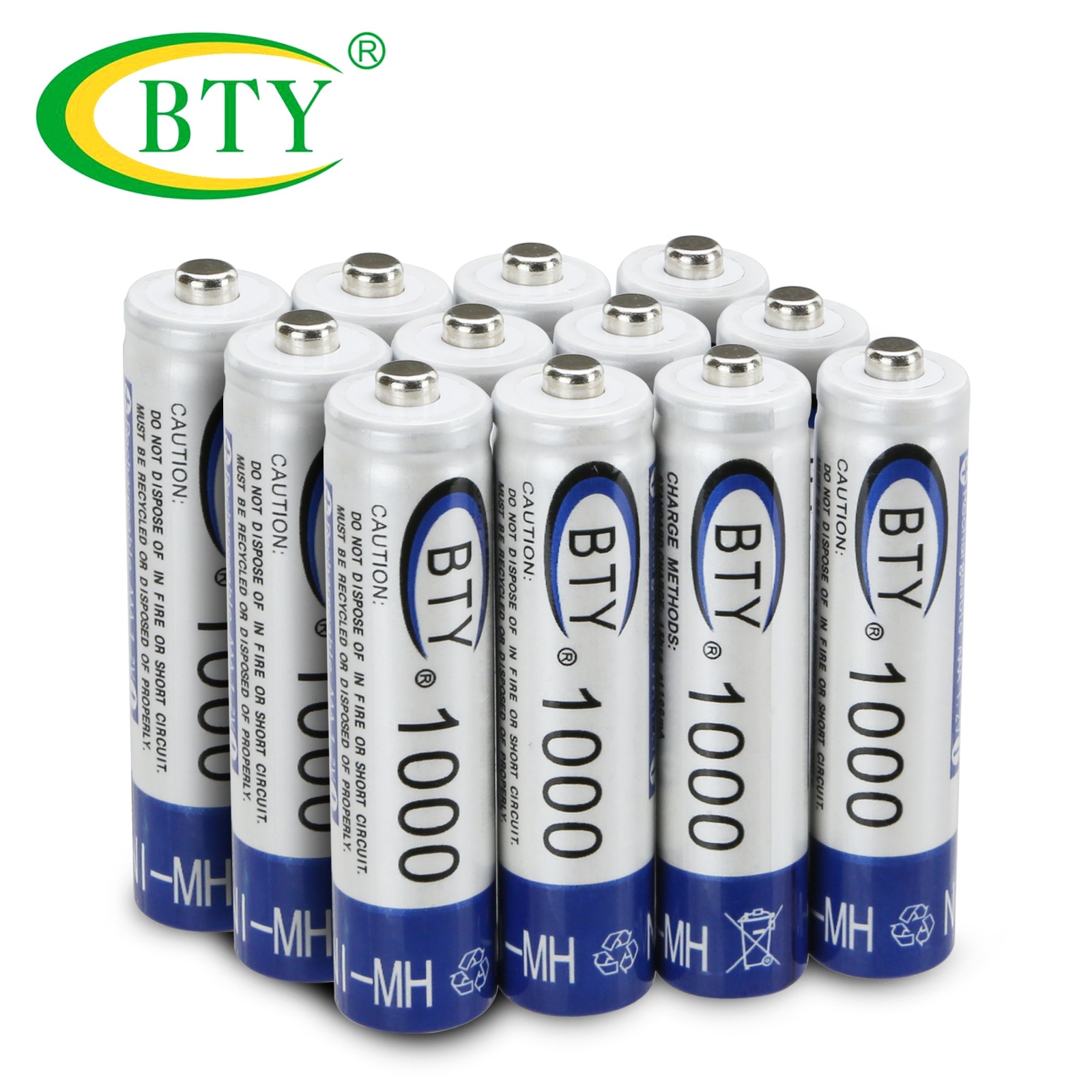 12x 1.2V 1000mAH AAA Rechargeable Battery Batteries NIMH Recharge eBay