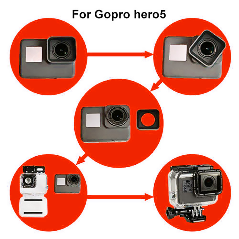 Waterproof Diving Black Camera Accessories 45m Housing Case For GoPro