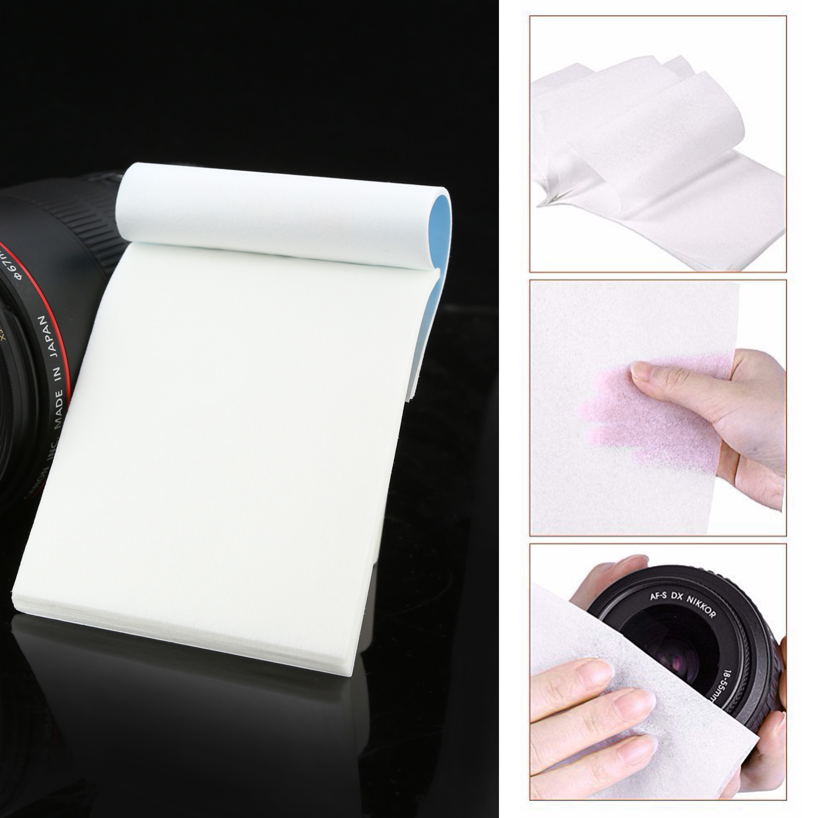 200 Sheets Camera Lens Cleaning Cleaner Paper Tissue Dust Wipe OZ eBay