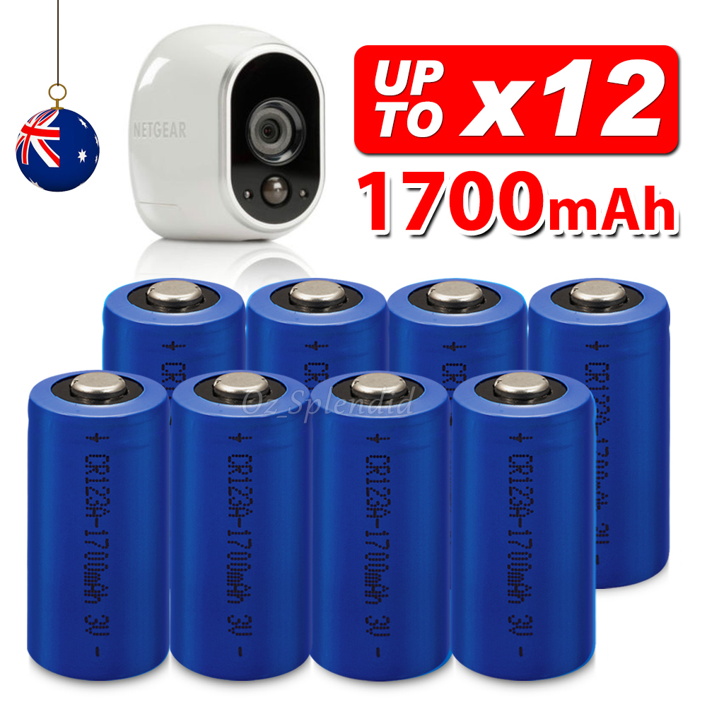 412X NEW 3V CR123A CR17345 Lithium Battery CR123 DL123A EL123A for