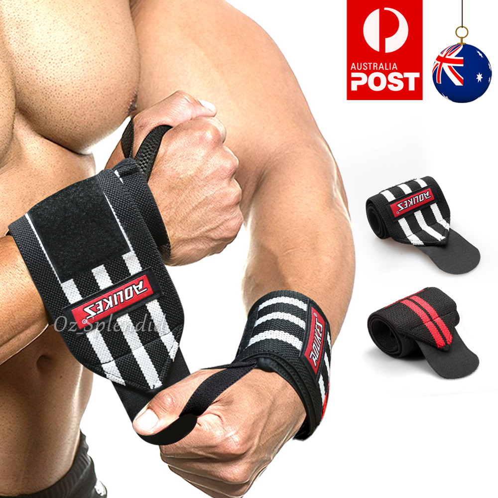 Weight Lifting Gym Muscle Training Wrist Support Straps Wraps