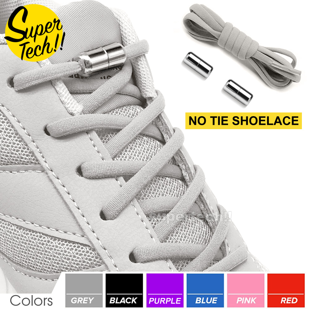 No Tie Locked Elastic Shoelace Shoe 