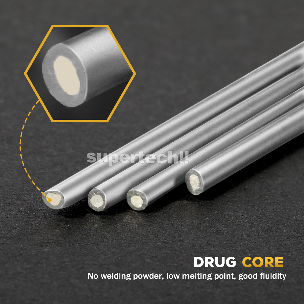 Aluminium Welding Rods Low Temp FluxCored Repair Alloy Fix Easy