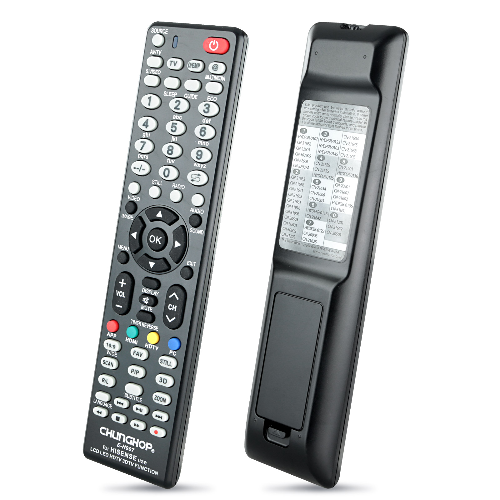 Universal Hisense Smart TV NO PROGRAMMING 4K HDTV 3D LED LCD Remote Control  eBay