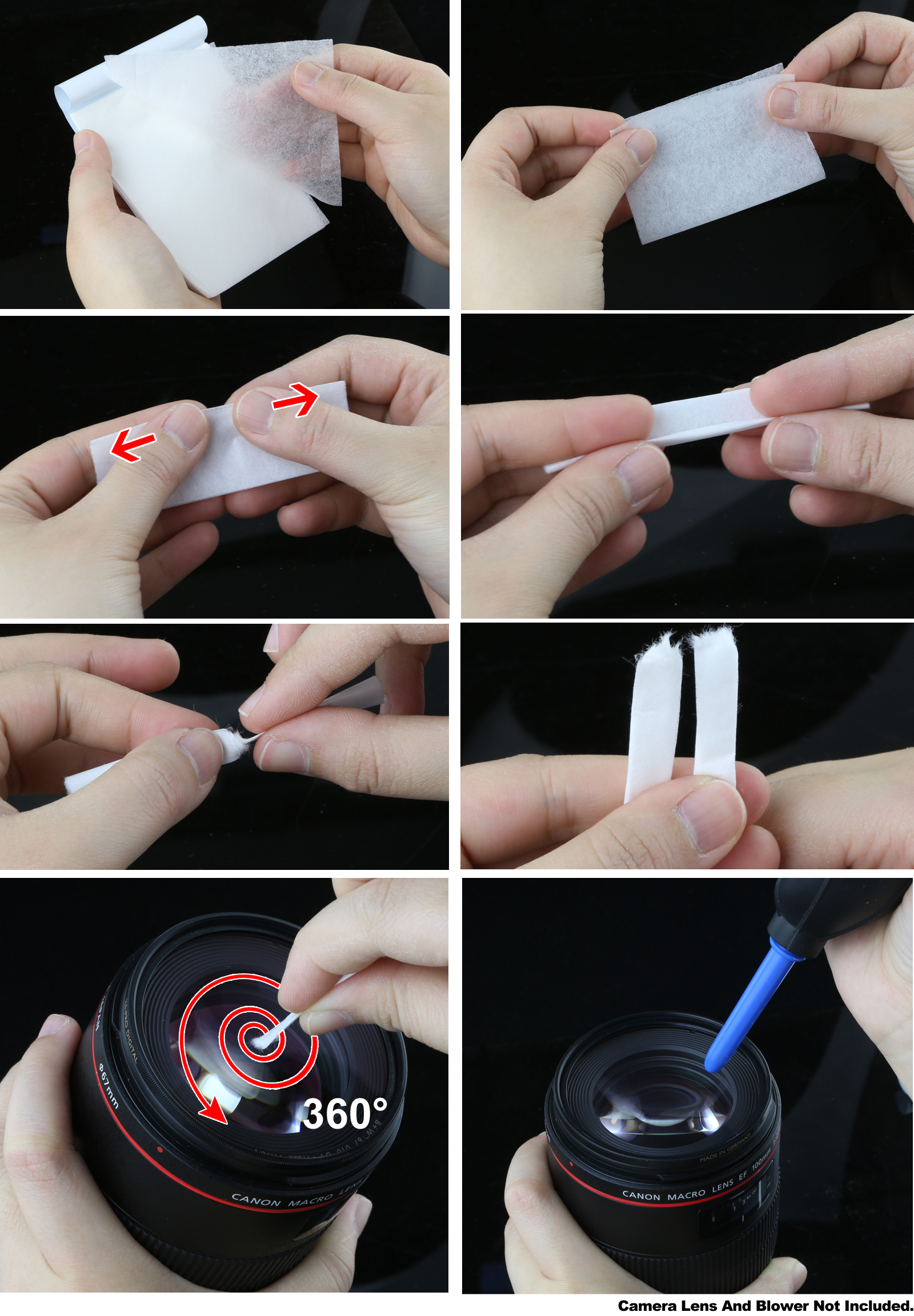 100 Sheets Camera Lens Cleaning Cleaner Paper Tissue Dust Wipe AU eBay