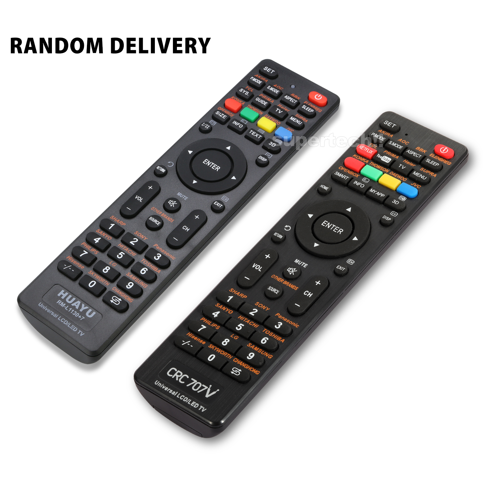 Universal LCD/LED/HD/3D TV Remote For Samsung/Panasonic/TCL/TOSHIBA