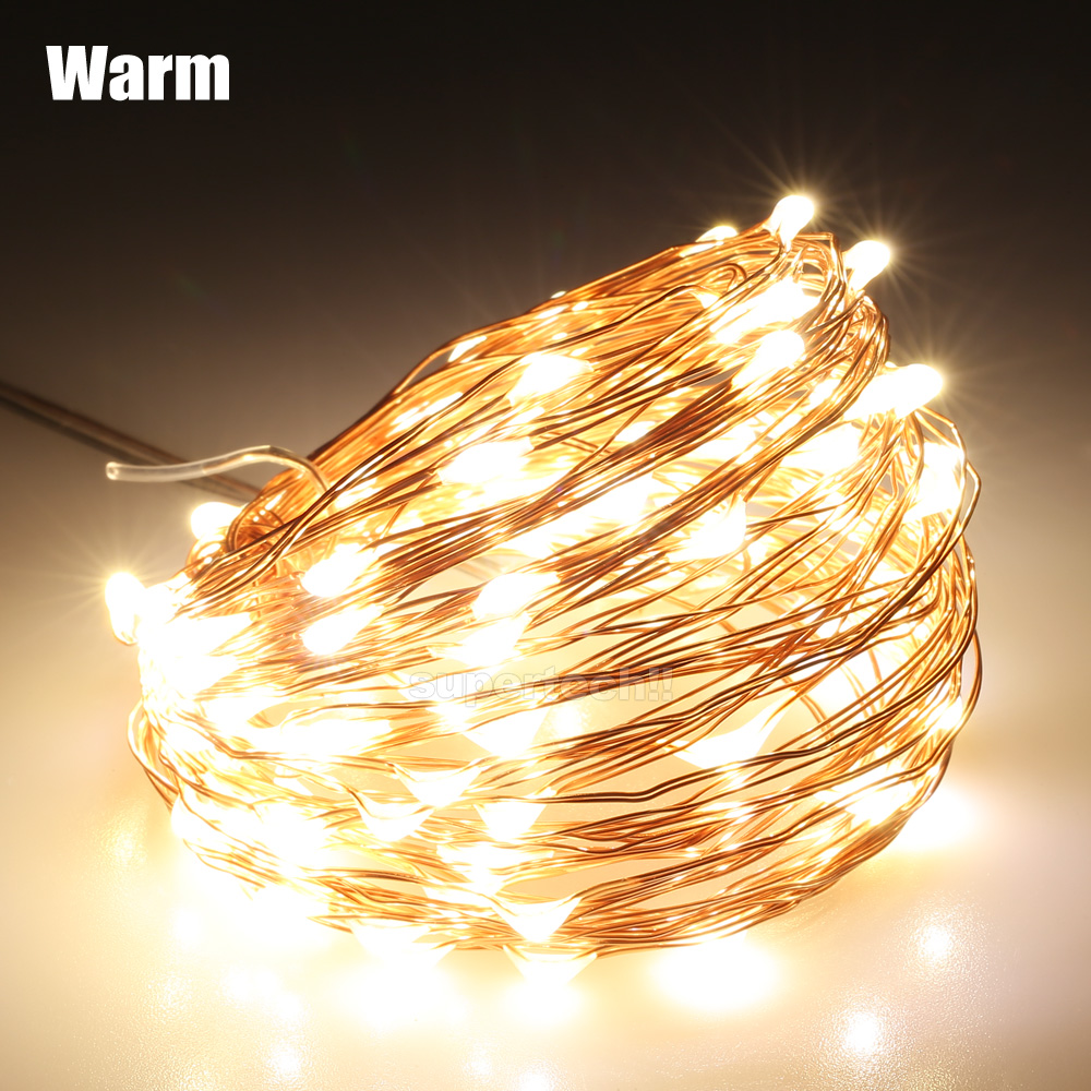 520M USB LED Copper Wire String Fairy Lights Party Home Garden Decor