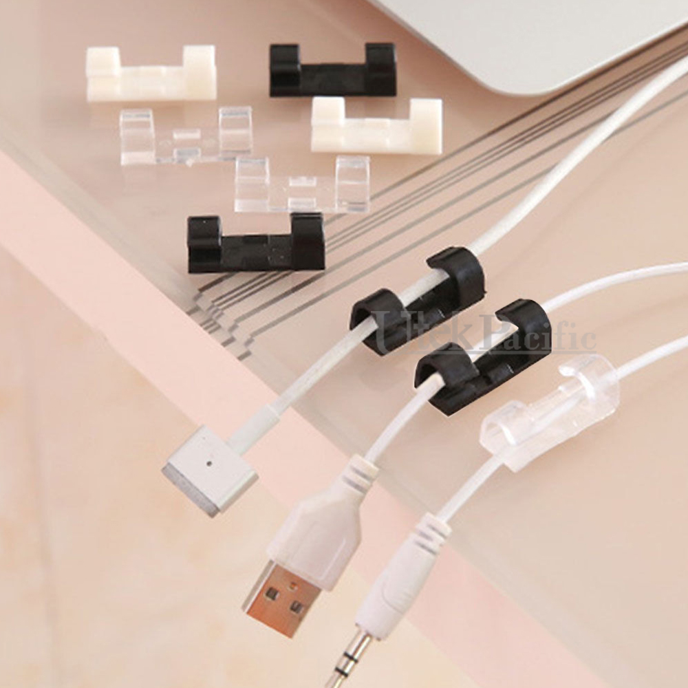 3M SelfAdhesive Cable Clips Holder Cord Wire Management Organizer eBay