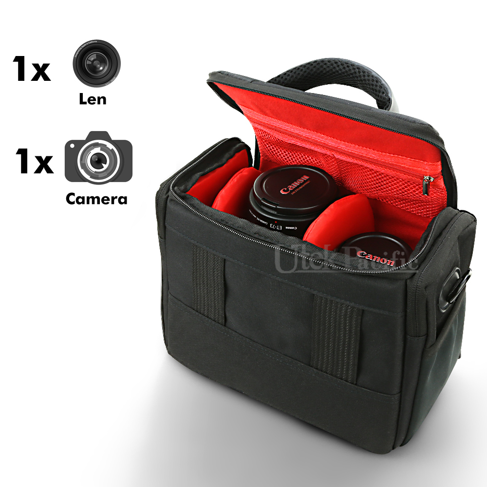 Universal SLR DSLR Lens Camera Bag Carry Case For Nikon Canon EOS Sony