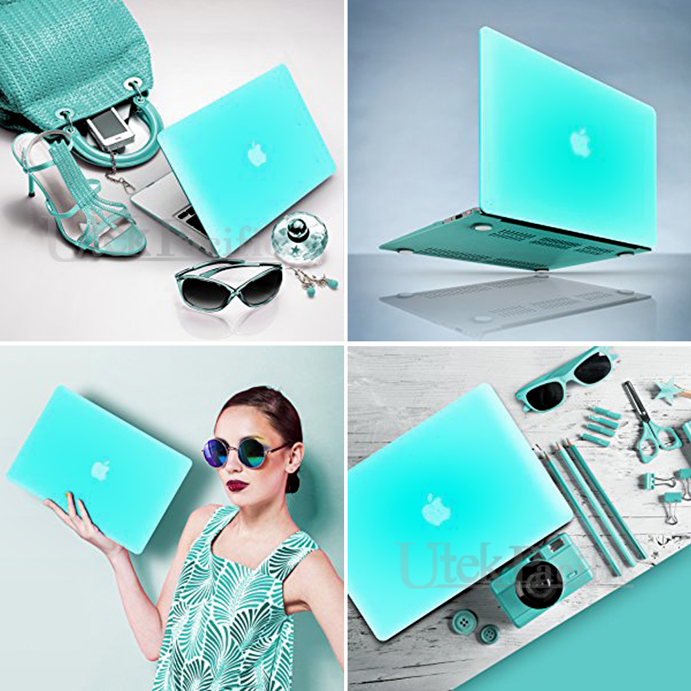 apple tiffany color cover For Rubberized  Keyboard Cover Tiffany Case Frosted Blue