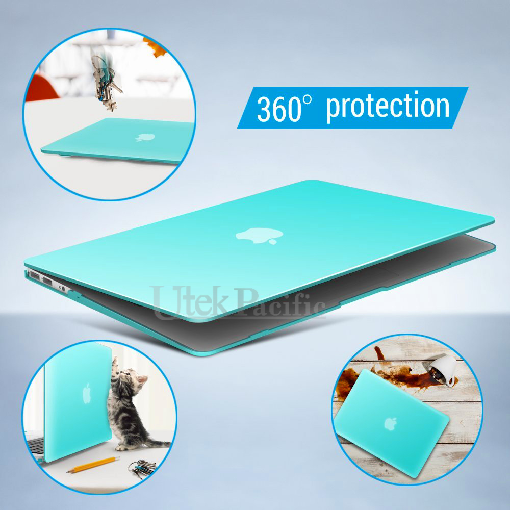 color apple cover tiffany Cover For Tiffany Rubberized Case Keyboard  Blue Frosted